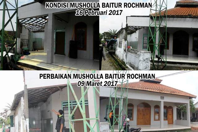 Perbaikan Musholla di Krian