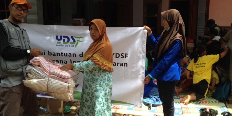 Tim YDSF Salurkan Bantuan tahap 2 di Area Longsor Ponorogo