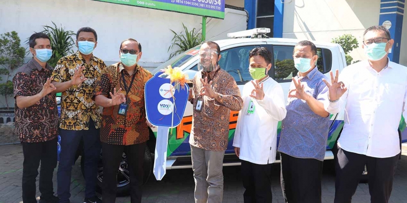 YDSF Terima Mobil Rescue PT. Pelindo III (Persero) dan Berikan Rp2,9 M Sekolah Daring Dhuafa