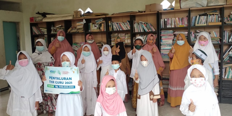 Ribuan Guru Ngaji Pelosok Terima THR dari YDSF