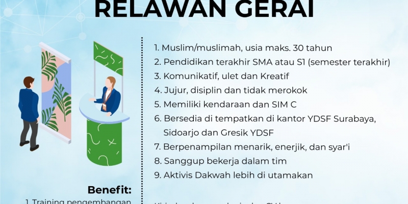 Lowongan RELAWAN GERAI