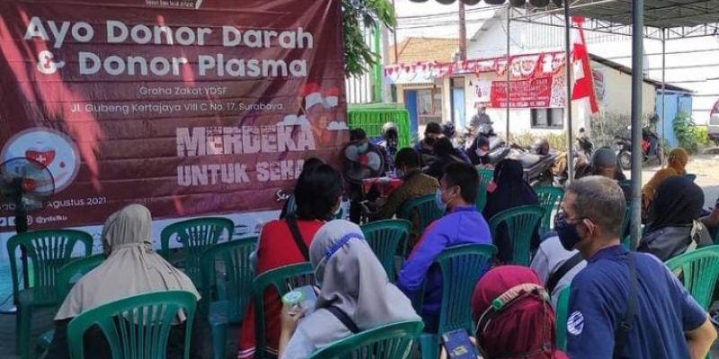 Semarakkan Kemerdekaan, YDSF Gelar Donor Plasma Konvalesen