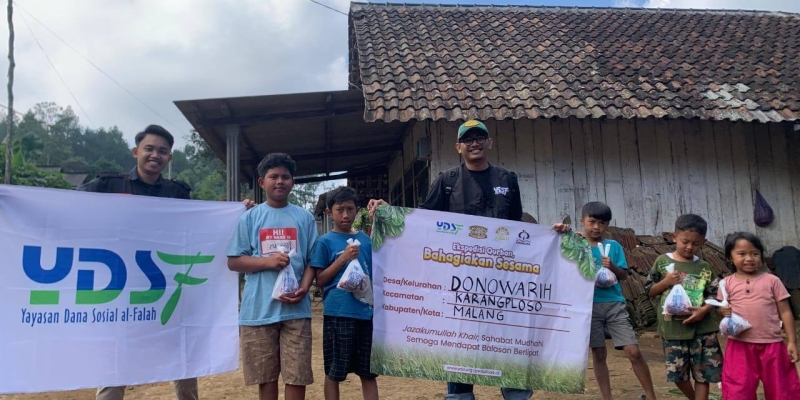 YDSF Salurkan Qurban ke Pelosok Lereng Gunung Arjuna
